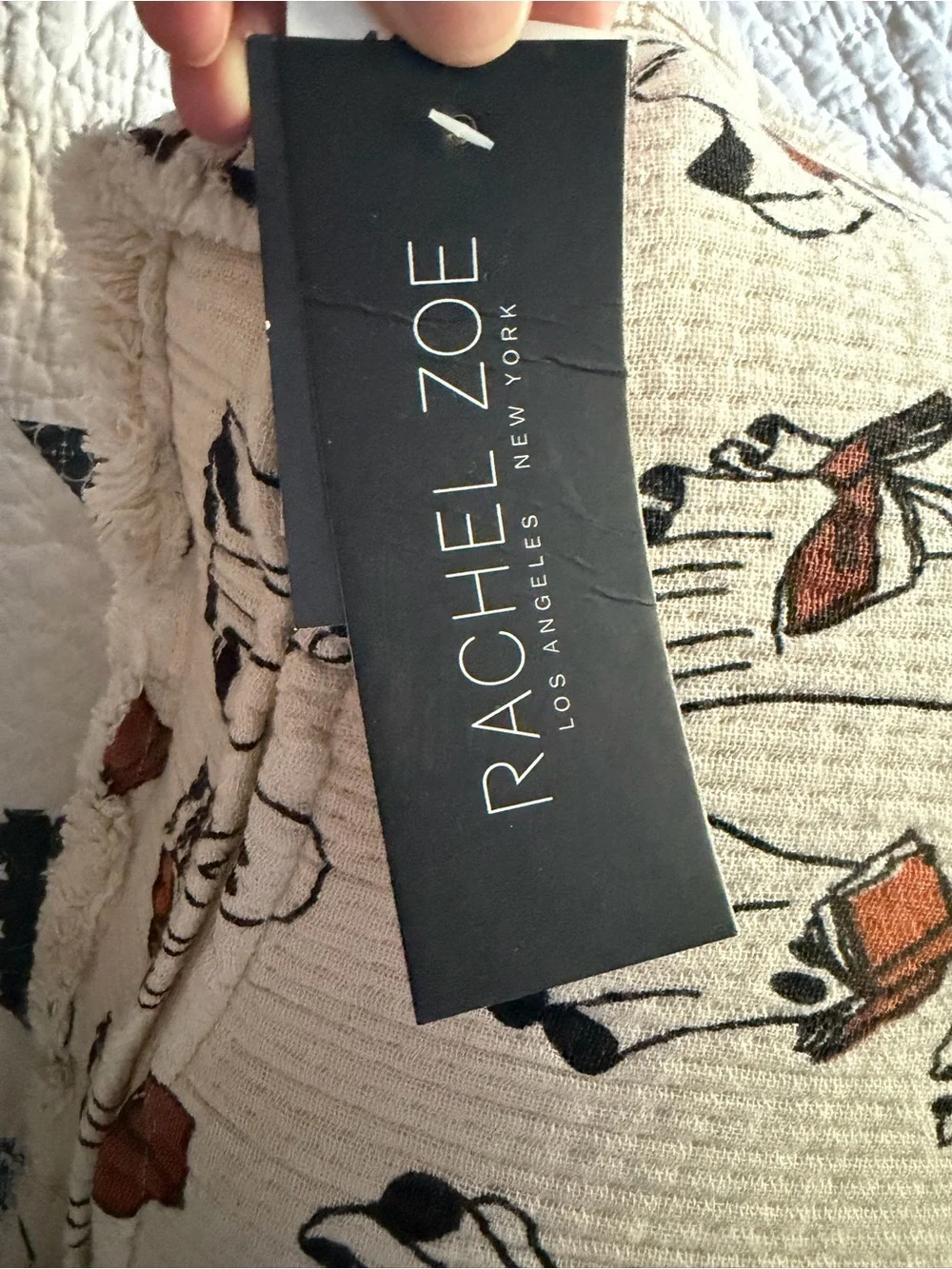 Rachel Zoe Ghosts Reading pillow